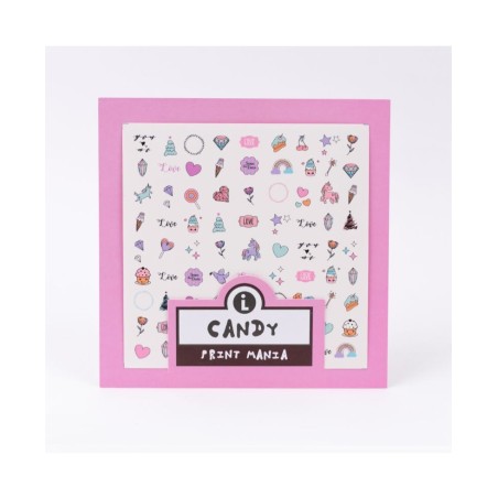 Sliders for nail design. Candy *1