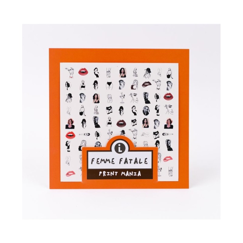 Sliders for nail design. Femme Fatale *1