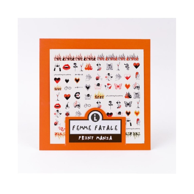 Sliders for nail design. Femme Fatale *2