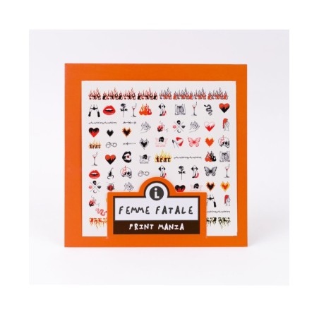 Sliders for nail design. Femme Fatale *2