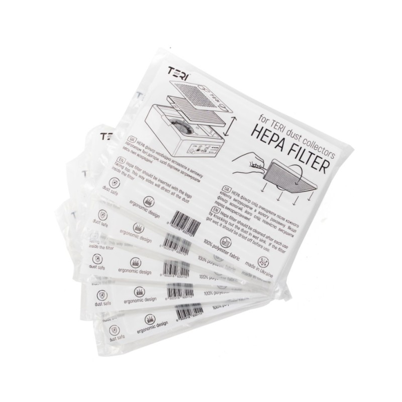 Pack de 5 filtros HEPA SOBREMESA