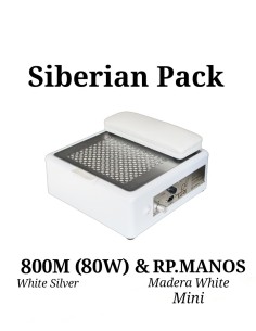 Siberian Pack 800M W/S & Reposamanos Mini White