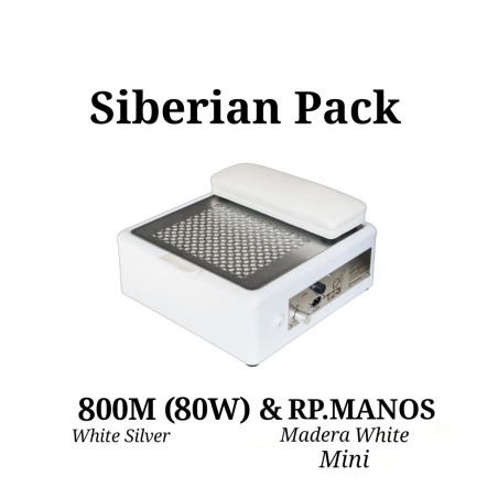 Siberian Pack 800M W/S & Reposamanos Mini White