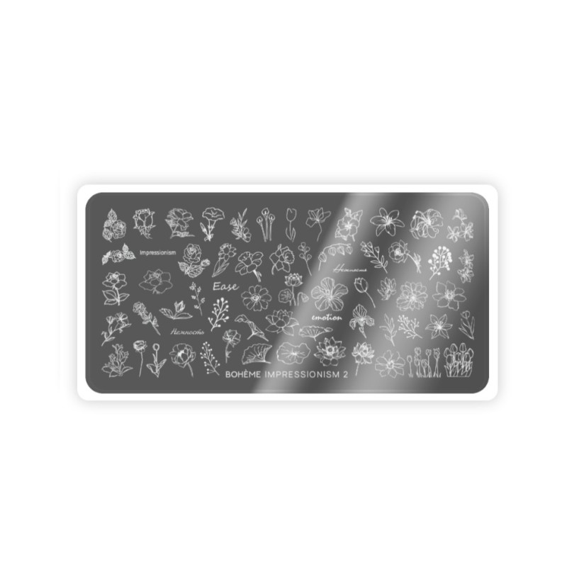 Nail Stamping Plate Spektr. Boheme: Impressionism 2