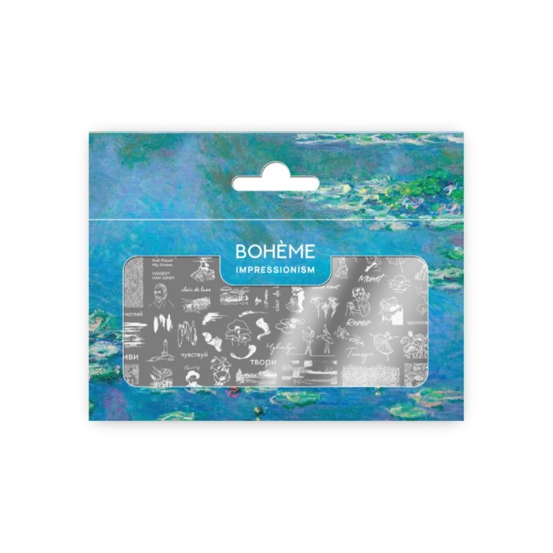 Nail Stamping Plate Spektr. Boheme: Impressionism 1