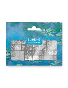 Nail Stamping Plate Spektr. Boheme: Impressionism 4