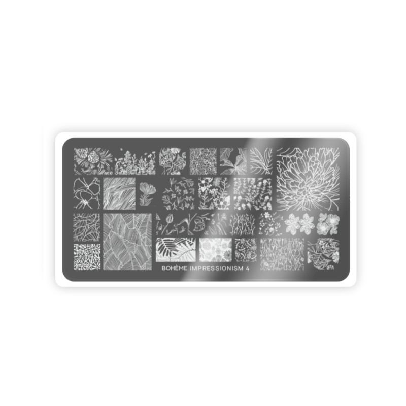 Nail Stamping Plate Spektr. Boheme: Impressionism 4