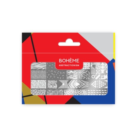 Nail Stamping Plate Spektr. Boheme: Abstractionism 4
