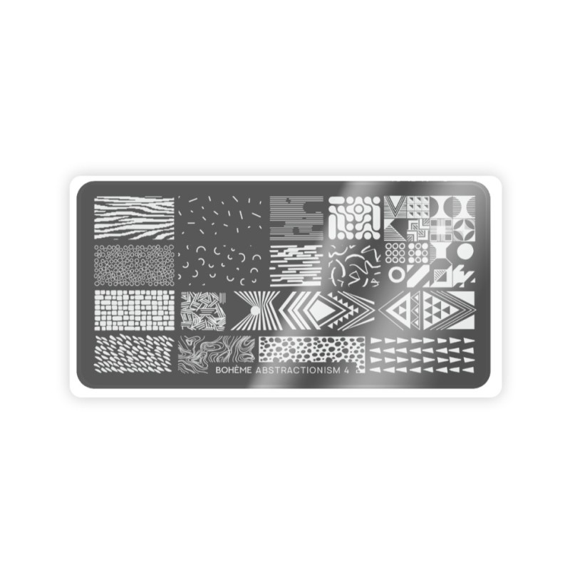 Nail Stamping Plate Spektr. Boheme: Abstractionism 4