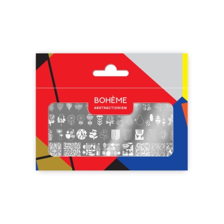 Nail Stamping Plate Spektr. Boheme: Abstractionism 2