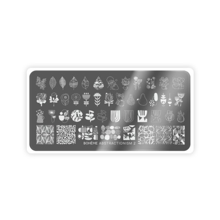 Nail Stamping Plate Spektr. Boheme: Abstractionism 2