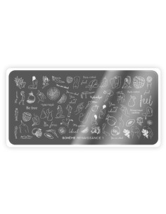 Nail Stamping Plate Spektr. Boheme: Renaissance 1 2