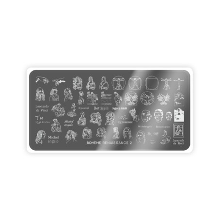 Nail Stamping Plate Spektr. Boheme: Renaissance 2