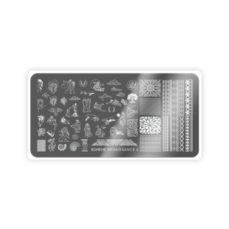Nail Stamping Plate Spektr. Boheme: RENAISSANCE 4