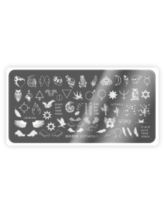 Nail Stamping Plate Spektr. Boheme: Gothica 1 2