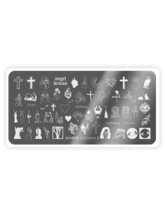 Nail Stamping Plate Spektr. Boheme: Gothica 3 2