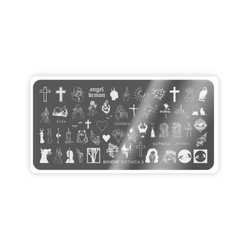 Nail Stamping Plate Spektr. Boheme: Gothica 3