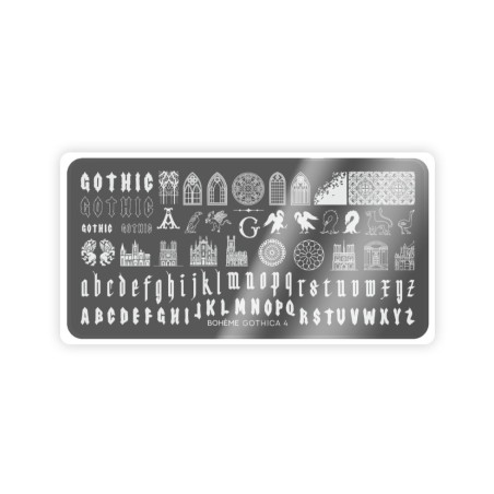 Nail Stamping Plate Spektr. Boheme: Gothica 4