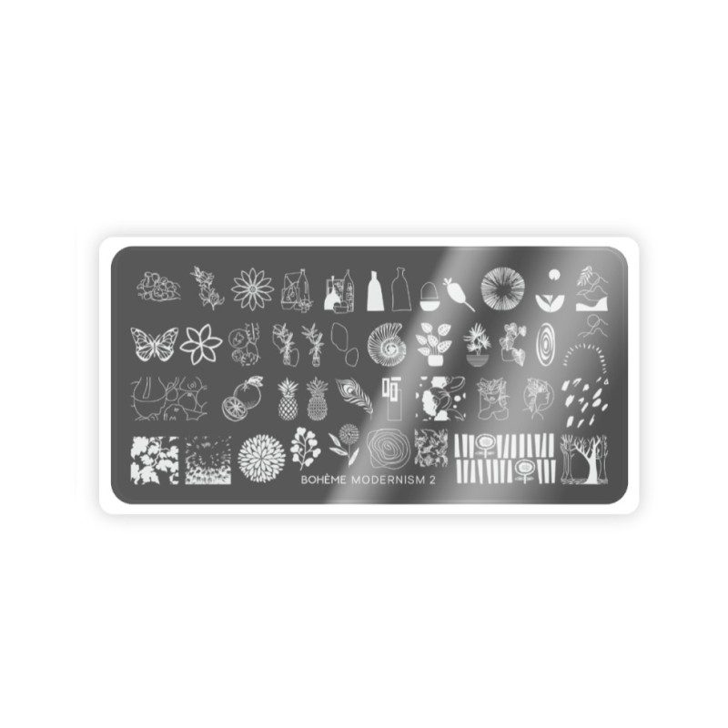 Nail Stamping Plate Spektr. Boheme: Modernism 2