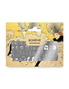 Nail Stamping Plate Spektr. Boheme: Modernism 4