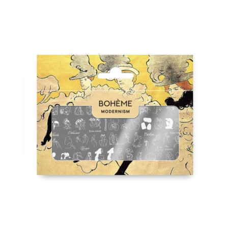 Nail Stamping Plate Spektr. Boheme: Modernism 4