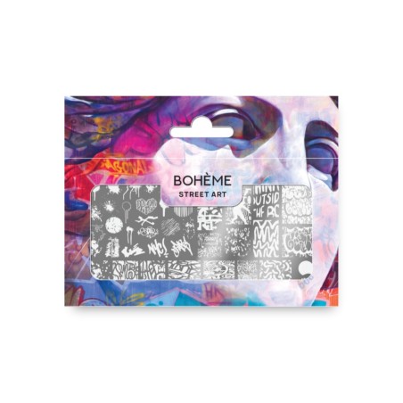 Nail Stamping Plate Spektr. Boheme: Street Art 4