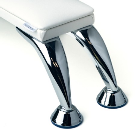 Reposamanos Amatix patas metálicas blanco