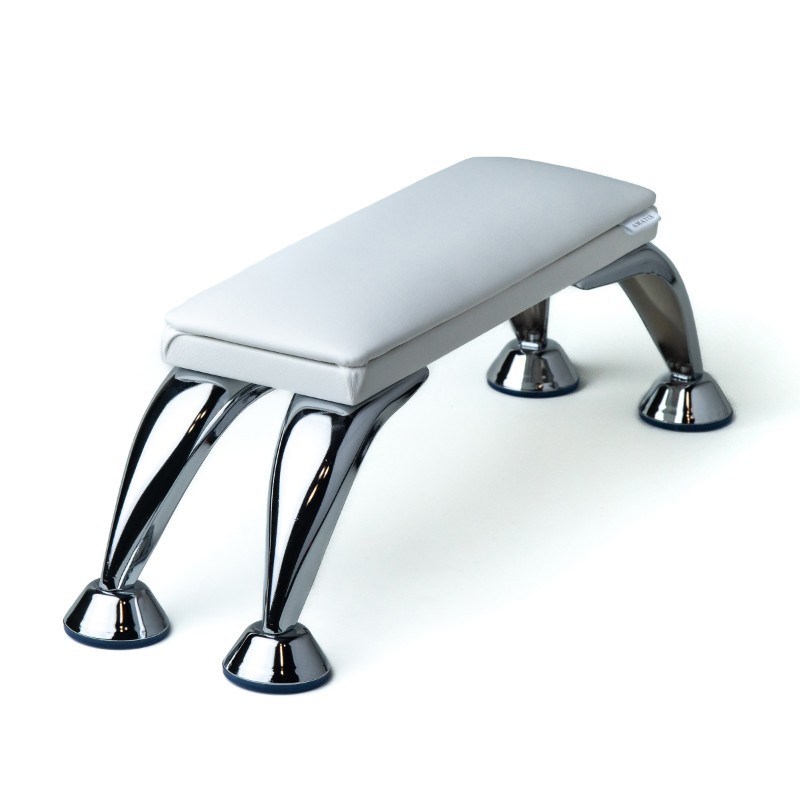 Reposamanos Amatix patas metálicas blanco