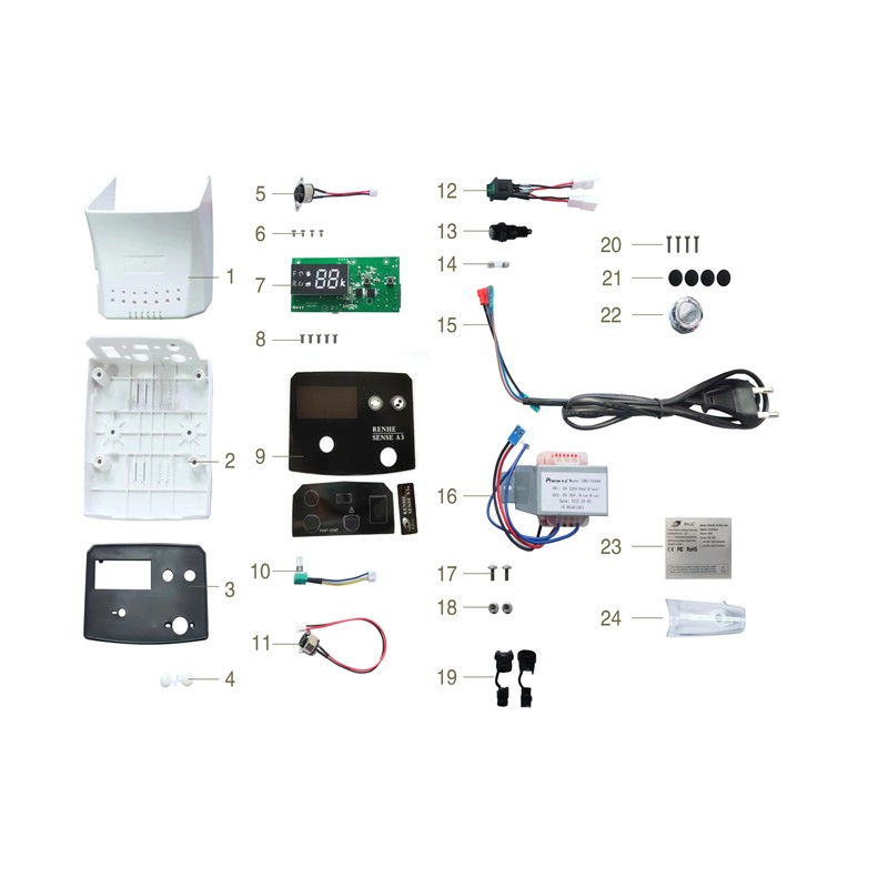 RHJC Rec Nº12 A3 SENSE ON/OFF Switch Weldment