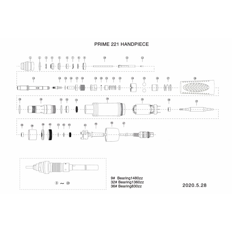 RHJC Rec Nº1 PRIME 221 NOSE TIP