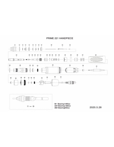 RHJC Rec Nº20 PRIME 221 Fixing Pin